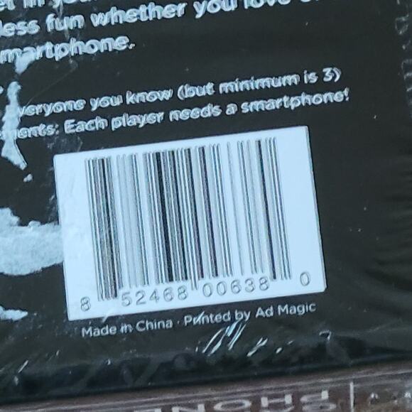 Games of phones card game. New, sealed. UPC 852468006380 - Picture 5 of 10